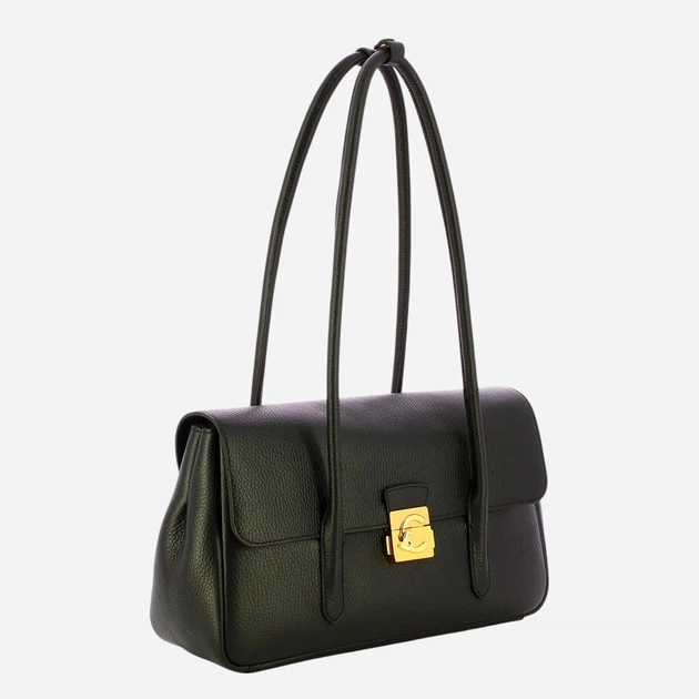 Torebka damska skórzana Coccinelle E1U4K120301-001 Czarna - obraz 3