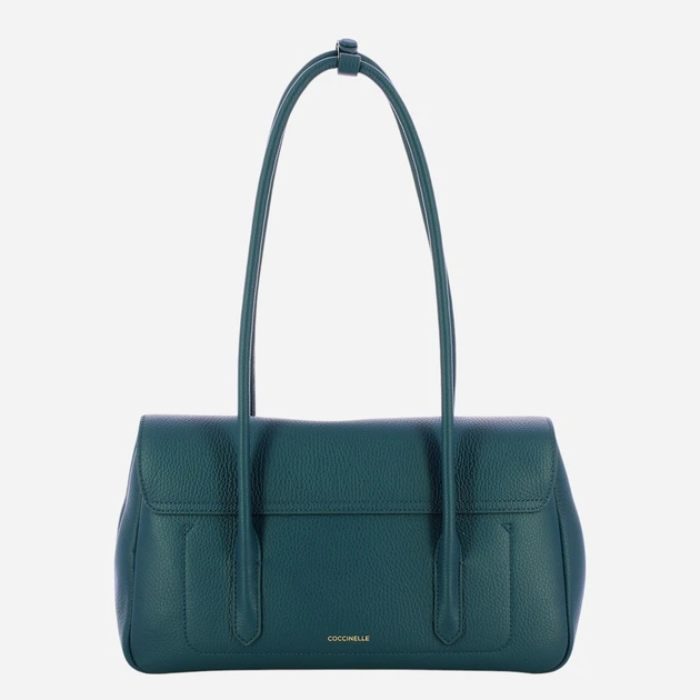 Torebka damska skórzana Coccinelle E1U4K120301-B27 Niebieska - obraz 2