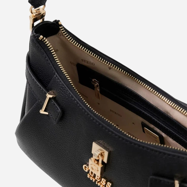 Torba damska duża Guess HWBG7833180-BLA Czarna - obraz 3