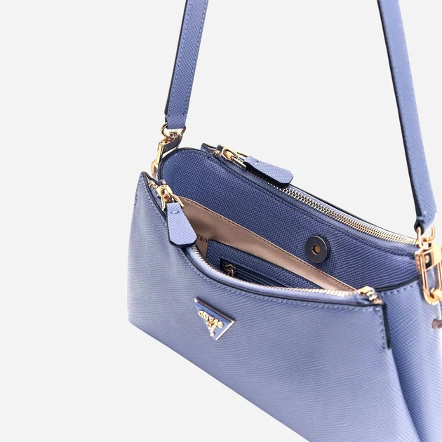 Torebka damska mała Guess HWZG9672730-GBU Jasnoniebieska - obraz 3