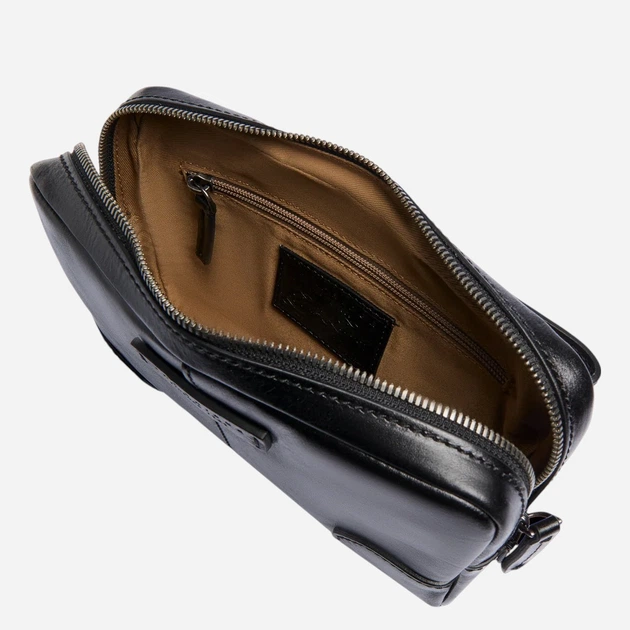 Saszetka męska skórzana The Bridge 09250601-7R Czarna - obraz 4