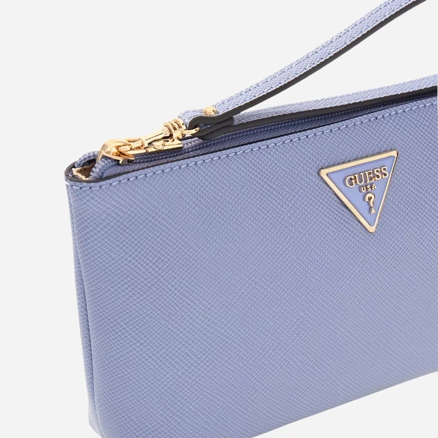 Torebka kopertówka damska mini Guess SWZG7459145-GBU Jasnoniebieska - obraz 3