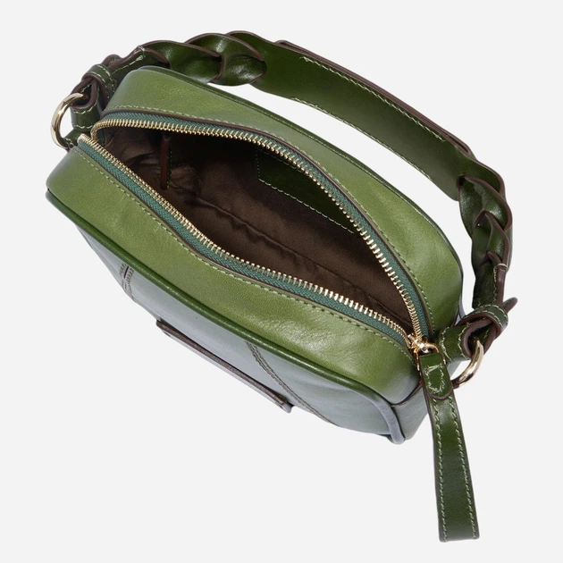 Torebka crossbody damska skórzana The Bridge 0449047J-F1 Zielona - obraz 2