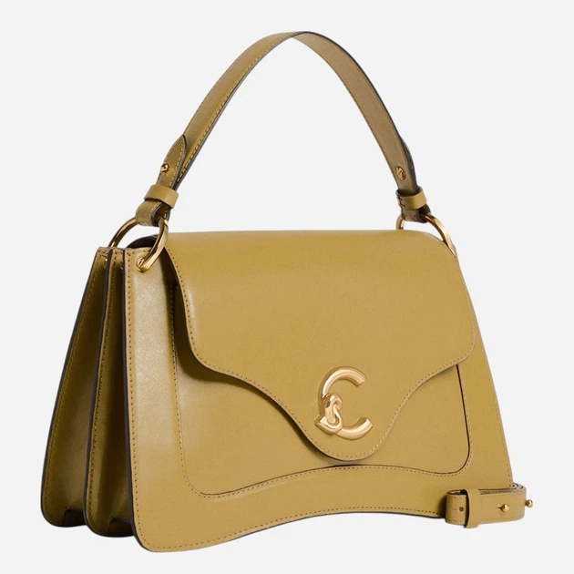 Torebka crossbody damska skórzana Coccinelle E1SSK180101-G43 Musztardowa - obraz 2