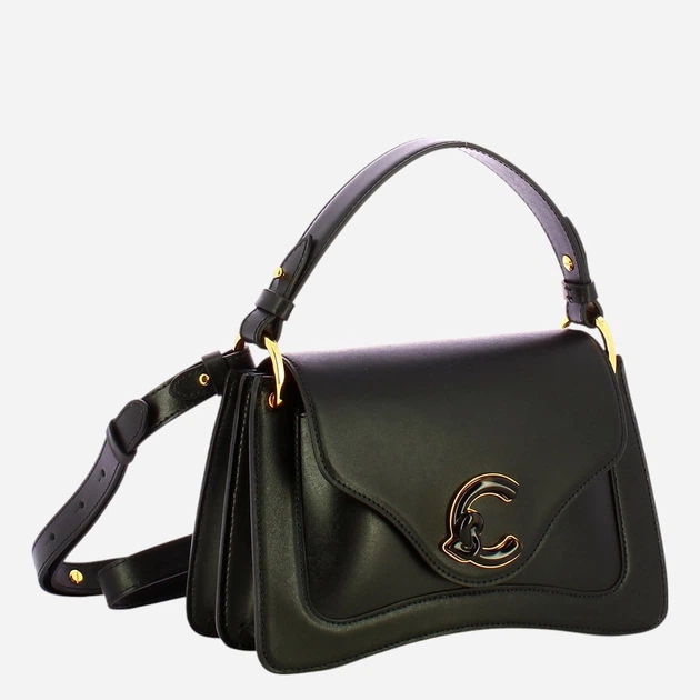 Torebka crossbody damska skórzana Coccinelle E1U4G180201-001 Czarna - obraz 3