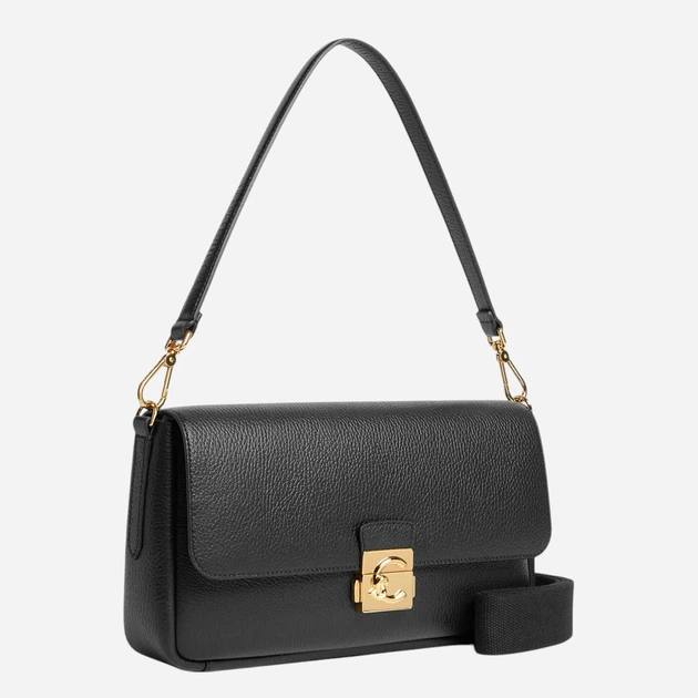 Torebka crossbody damska skórzana Coccinelle E1U4K120101-001 Czarna - obraz 2