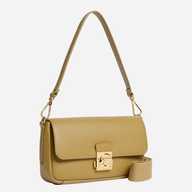 Torebka crossbody damska skórzana Coccinelle E1U4K120201-G43 Żółta - obraz 2