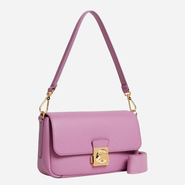 Torebka crossbody damska skórzana Coccinelle E1U4K120201-P19 Różowa - obraz 2