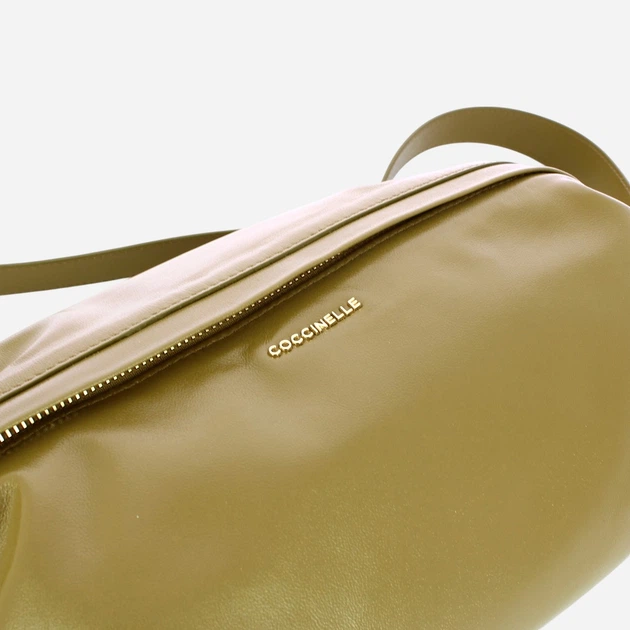 Torebka crossbody damska skórzana Coccinelle E1U4R150101-G43 Żółta - obraz 4