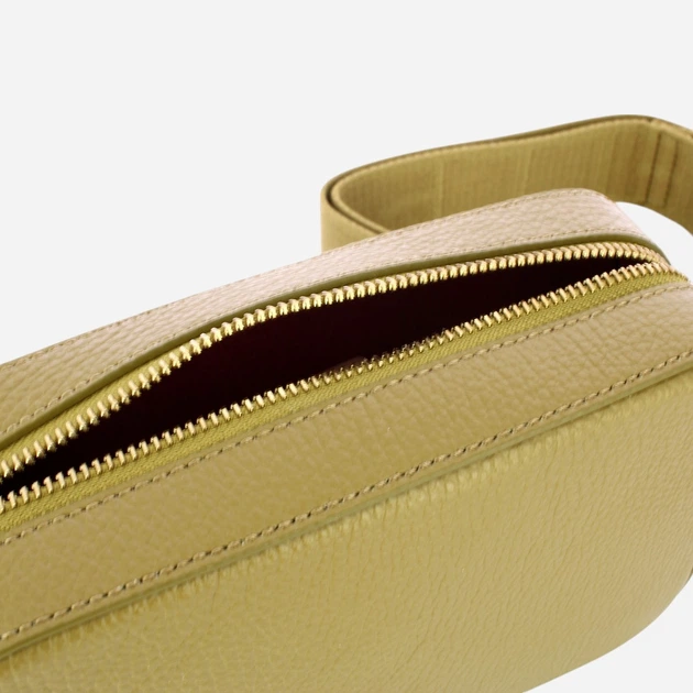 Torebka crossbody damska skórzana Coccinelle E5MN555I101-G43 Żółta - obraz 4