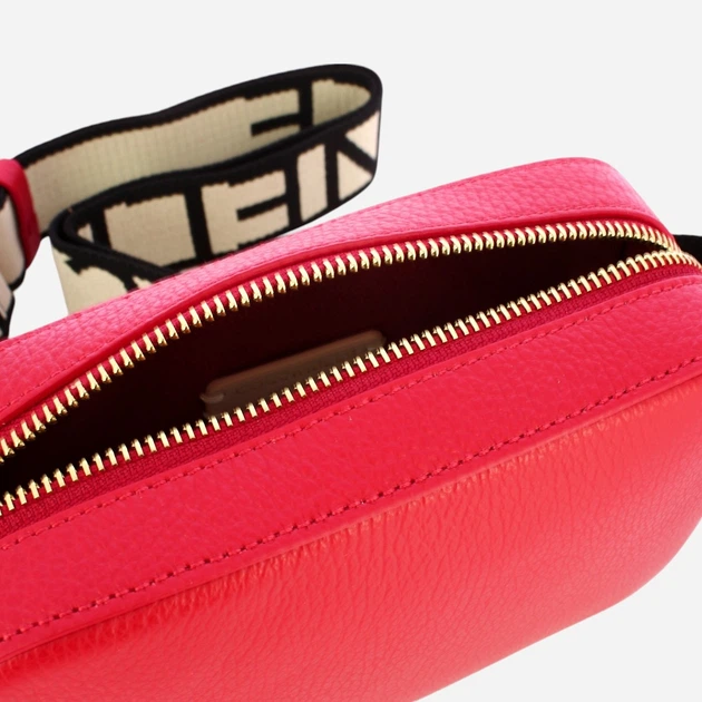 Torebka crossbody damska skórzana Coccinelle E5MN555I101-R02 Czerwona - obraz 4