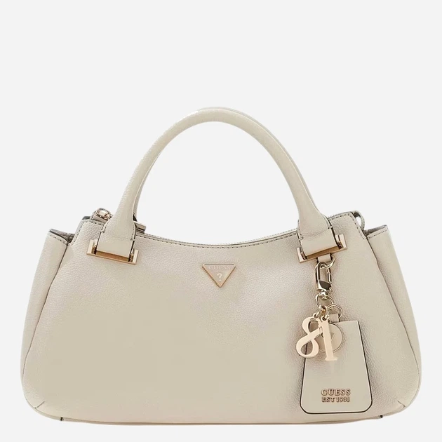 Torebka crossbody damska mała Guess HWBG9664060-LTA Beżowa - obraz 3