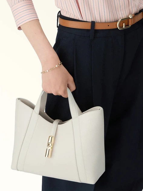 Torebka crossbody damska skórzana Furla WB01789BX3353PNN001007 Biała - obraz 3