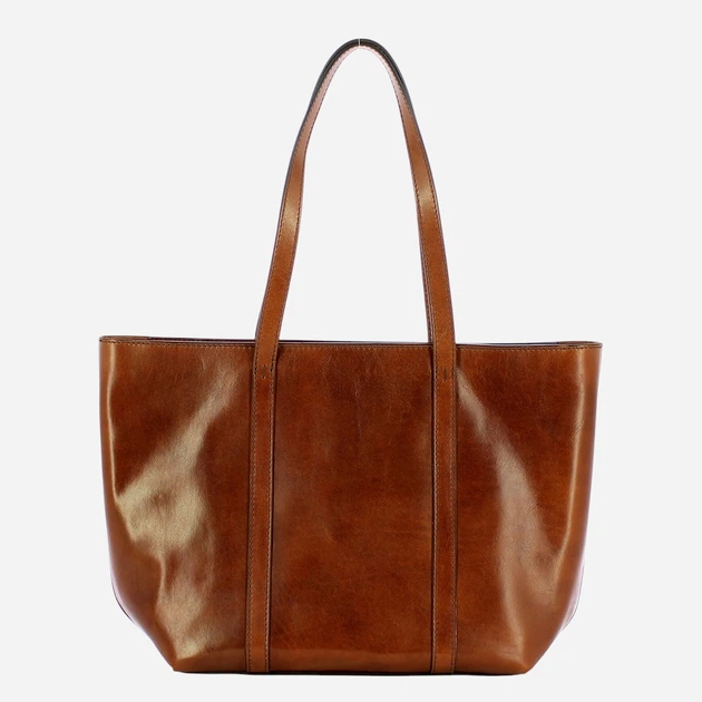 Torba shopper damska skórzana The Bridge 04202001-14 Brązowa - obraz 2