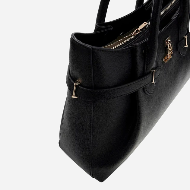 Torba shopper damska duża Guess HWBG7833070-BLA Czarna - obraz 4