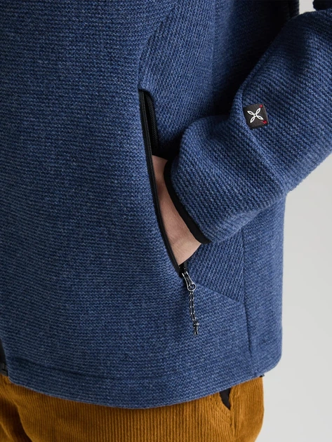 Kurtka przejściowa męska z kapturem Montura MJAC48X-JM118-880 L Niebieska - obraz 4