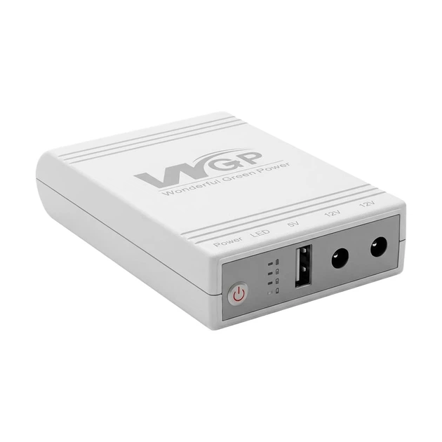 Джерело безперебійного живлення Mini UPS WGP UPS103A 10400mAh 5V/12V/12V, Li-ion 4*2.6Ah, для роутера та оптичного терміналу (42-00247) - зображення 3