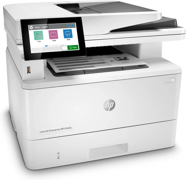 Багатофункціональний пристрій А4 ч/б HP LaserJet Enterprise M430f (00117381) - Фото 2 Багатофункціональний пристрій А4 ч/б HP LaserJet Enterprise M430f (00117381) - изображение 2