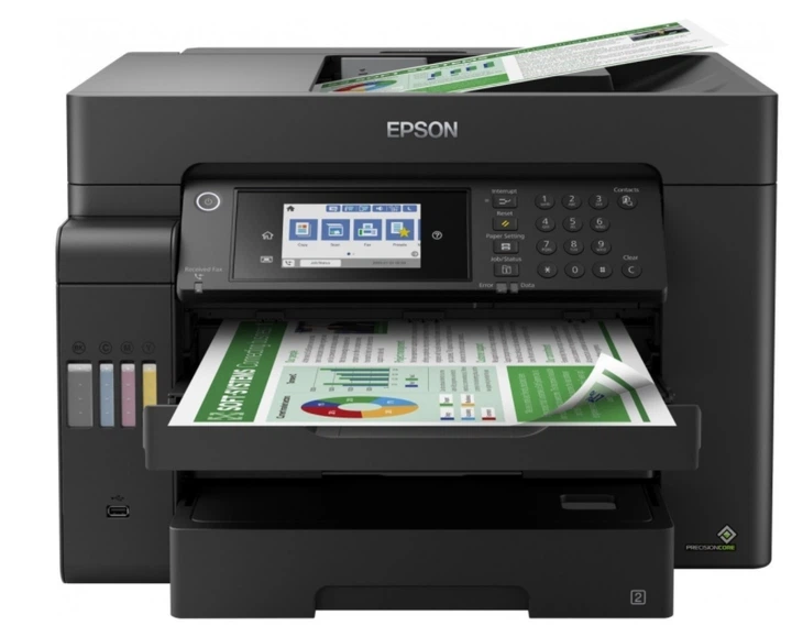 БФП ink color A3 Epson EcoTank L15150 32_22 ppm Fax DADF Duplex USB Ethernet Wi-Fi 4 inks Pigment (00117470) - Фото 1 БФП ink color A3 Epson EcoTank L15150 32_22 ppm Fax DADF Duplex USB Ethernet Wi-Fi 4 inks Pigment (00117470) - изображение 1