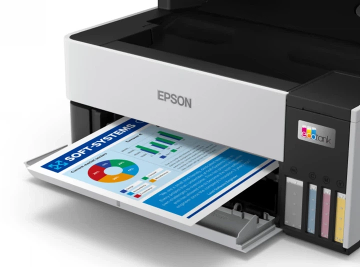 БФП ink color A4 Epson EcoTank L6490 37_23 ppm Fax ADF Duplex USB Ethernet Wi-Fi 4 inks Pigment (00117464) - изображение 4