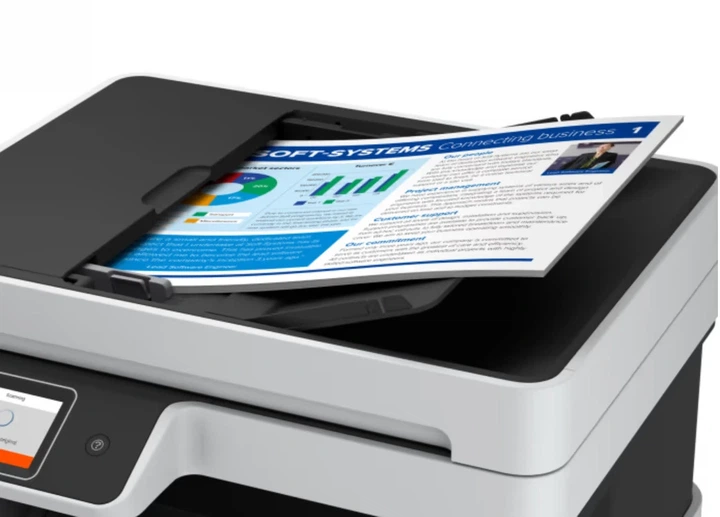 БФП ink color A4 Epson EcoTank L6490 37_23 ppm Fax ADF Duplex USB Ethernet Wi-Fi 4 inks Pigment (00117464) - изображение 6