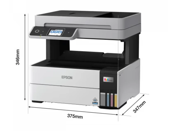 БФП ink color A4 Epson EcoTank L6490 37_23 ppm Fax ADF Duplex USB Ethernet Wi-Fi 4 inks Pigment (00117464) - изображение 9