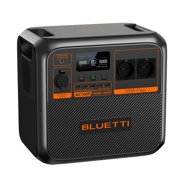 Портативна зарядна станція Bluetti AC180P (1440Wh) (AC180P) - зображення 4