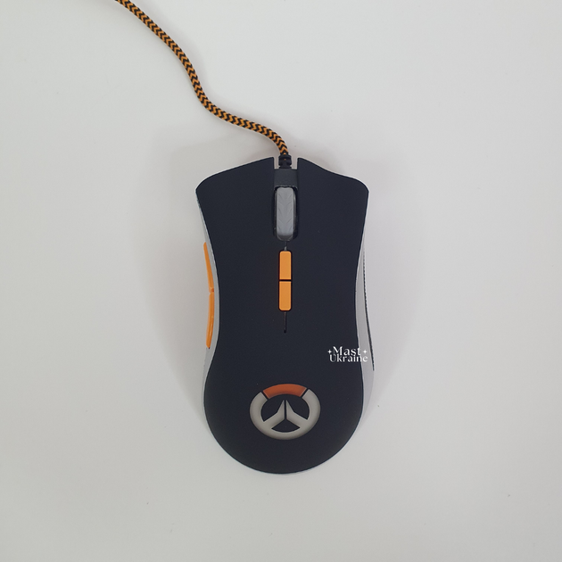 Ігрова миша DeathAdder Overwatch дротова USB з підсвічуванням 16000 dpi, оптична мишка з 7 кнопками, прогумованим коліщатком, сумісна з Windows і Mac, для геймерів, кіберспорту, офісу та дому Чорна R90161-Z - Фото 4 Ігрова миша DeathAdder Overwatch дротова USB з підсвічуванням 16000 dpi, оптична мишка з 7 кнопками, прогумованим коліщатком, сумісна з Windows і Mac, для геймерів, кіберспорту, офісу та дому Чорна R90161-Z - зображення 4