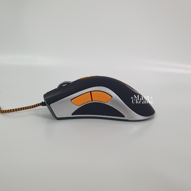 Ігрова миша DeathAdder Overwatch дротова USB з підсвічуванням 16000 dpi, оптична мишка з 7 кнопками, прогумованим коліщатком, сумісна з Windows і Mac, для геймерів, кіберспорту, офісу та дому Чорна R90161-Z - Фото 7 Ігрова миша DeathAdder Overwatch дротова USB з підсвічуванням 16000 dpi, оптична мишка з 7 кнопками, прогумованим коліщатком, сумісна з Windows і Mac, для геймерів, кіберспорту, офісу та дому Чорна R90161-Z - зображення 7