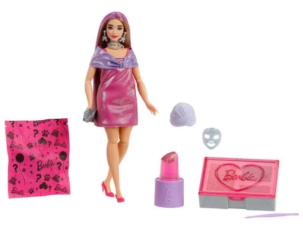 Лялька-сюрприз Mattel Barbie Glam Party Стильні приготування Рожева JFY67 (0194735308637) - зображення 2