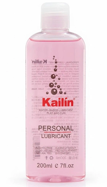 Інтимний гель-мастило Kailin Personal Lubricant Gel на водній основі лубрикант 200 мл зі смаком винограду - зображення 2