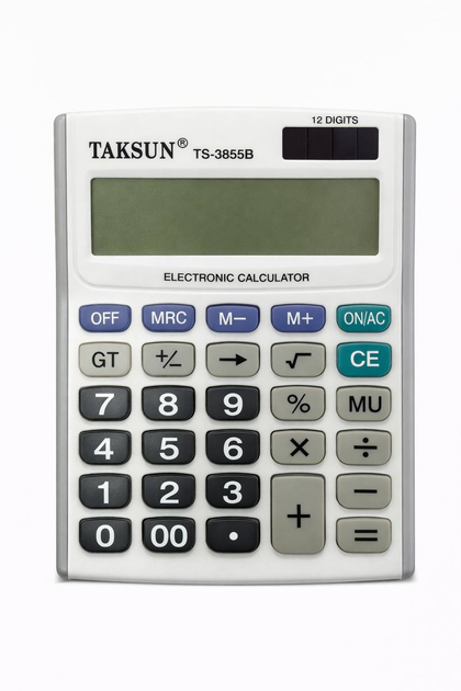 Калькулятор Taksun TS-3855B с большим дисплеем - Фото 2 Калькулятор Taksun TS-3855B с большим дисплеем - изображение 2
