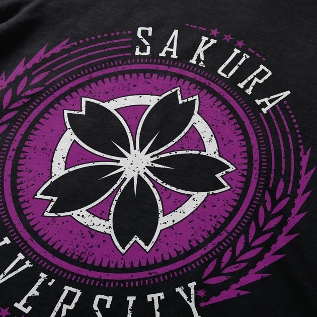 Футболка мужская с принтом Наруто Sakura University Размер 48 Anime0825 - изображение 4