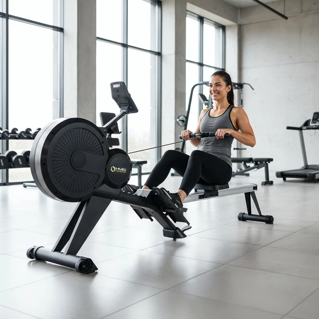 Веслувальний тренажер магнітний HMS Premium ZM1856 (5908261685453) - зображення 9