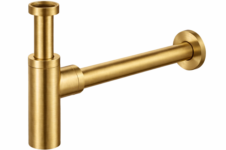 Сифон для раковины VBI BRUSHED GOLD универсальный - изображение 3