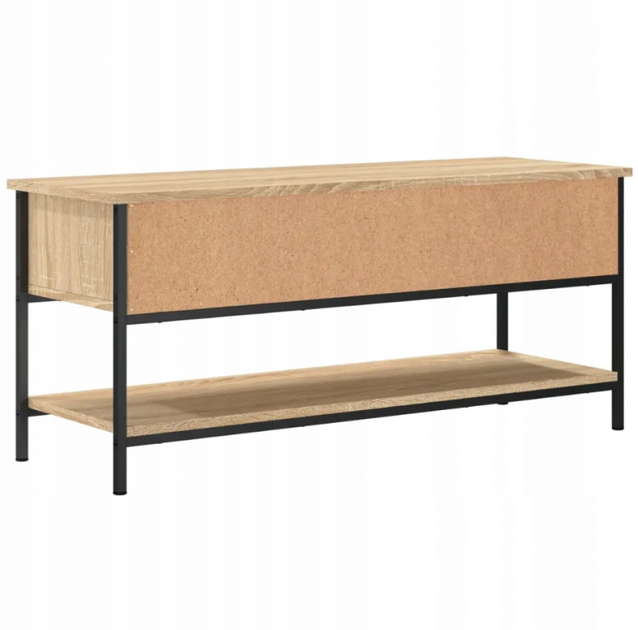 Тумба под телевизор, дуб Сонома, 100x35x45 см - изображение 2