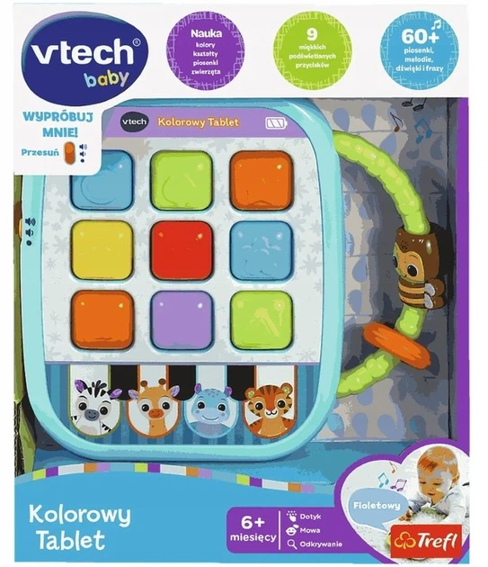 Interaktywny tablet Vtech Kolorowy Tablet (61904) (5900511619041) - obraz 2