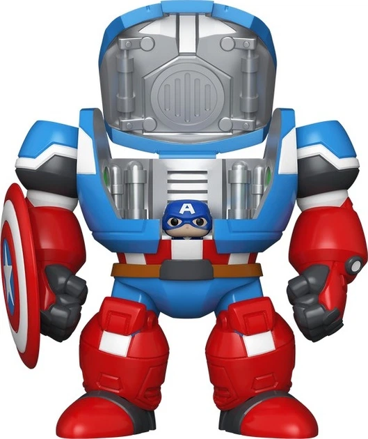 Figurka Funko Pop Bitty Bots: Marvel what If…? - Captain America 91388 (889698913881) - obraz 3