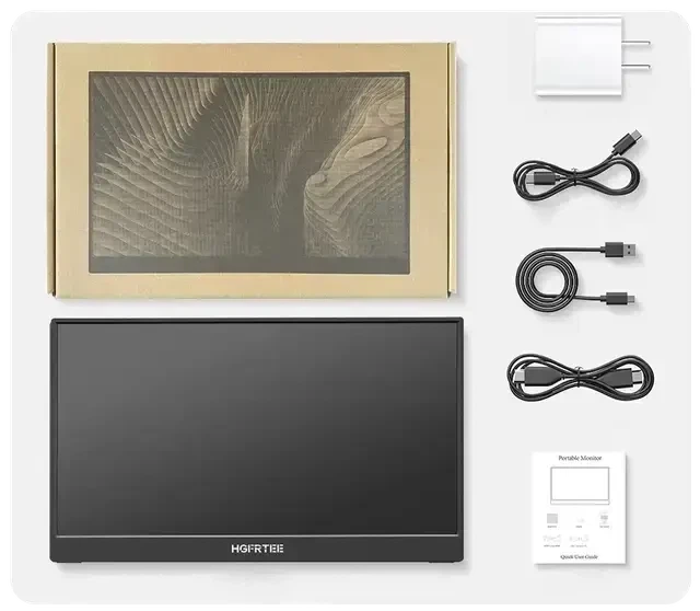 Портативный монитор HGFRTEE B160-SZF06L1-T (16 HDR10 IPS) Type-C 60Hz - Фото 3 Портативный монитор HGFRTEE B160-SZF06L1-T (16 HDR10 IPS) Type-C 60Hz - изображение 3