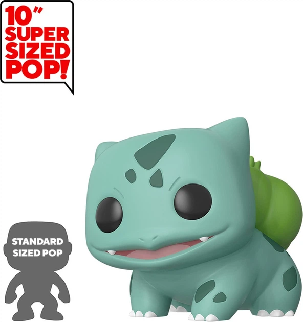 Фігурка Funko Pop Jumbo: Pokemon - Bulbasaur 50559 (889698505598) - зображення 2