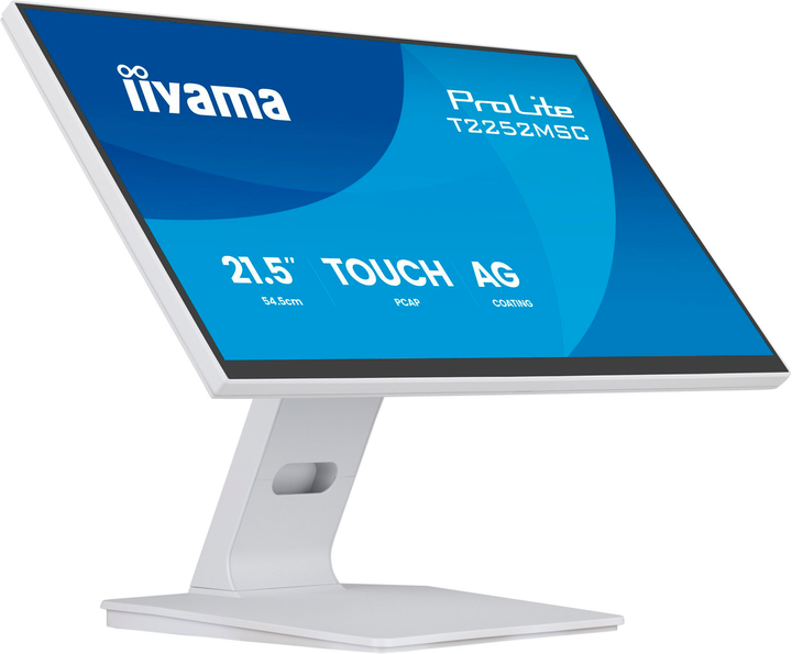 Monitor 21.5" Iiyama ProLite T2252MSC White (T2252MSC-W2AG) - obraz 2