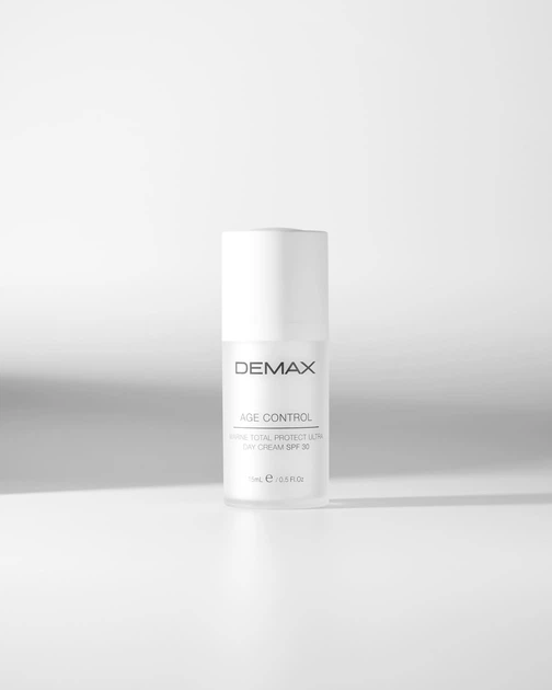 Денний Захисний крем Demax professional SPF 30 з морськими водоростями сприяє підтримці пружності шкіри 15мл - зображення 2