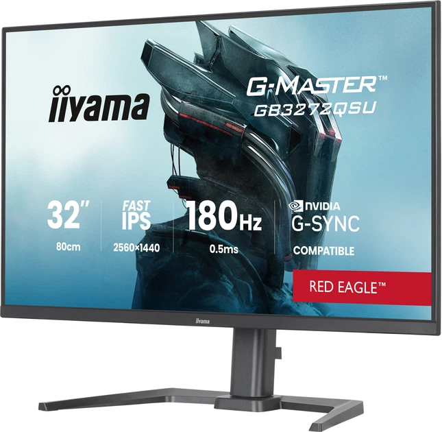 Монітор 31.5" iiyama G-Master GB3272QSU-B1 - зображення 3