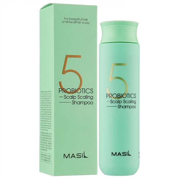 Шампунь для глибокого очищення шкіри голови Masil 5 Probiotics Scalp Scaling Shampoo 300 мл - Фото 3 Шампунь для глибокого очищення шкіри голови Masil 5 Probiotics Scalp Scaling Shampoo 300 мл - изображение 3