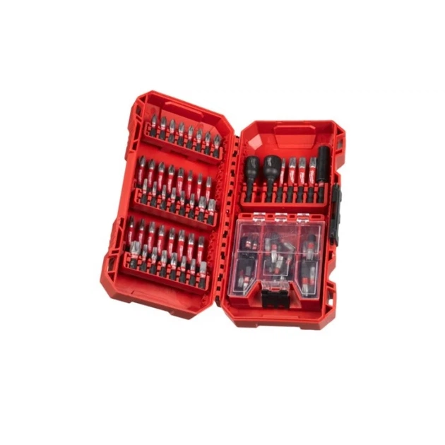 Набір біт Milwaukee SHOCKWAVE (75 предм.) PACKOUT, пластиковий кейс - зображення 3