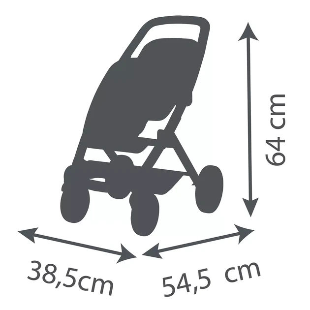 Коляска для кукол-близнецов Smoby Maxi-Cosi Айвори (7600253222) - изображение 3