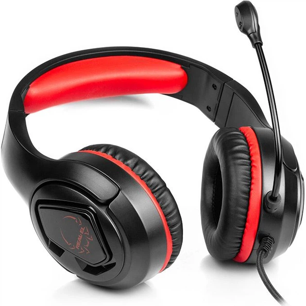 Игровые наушники REAL-EL GDX-7590 Black/Red (EL124100050) [112557] - изображение 4