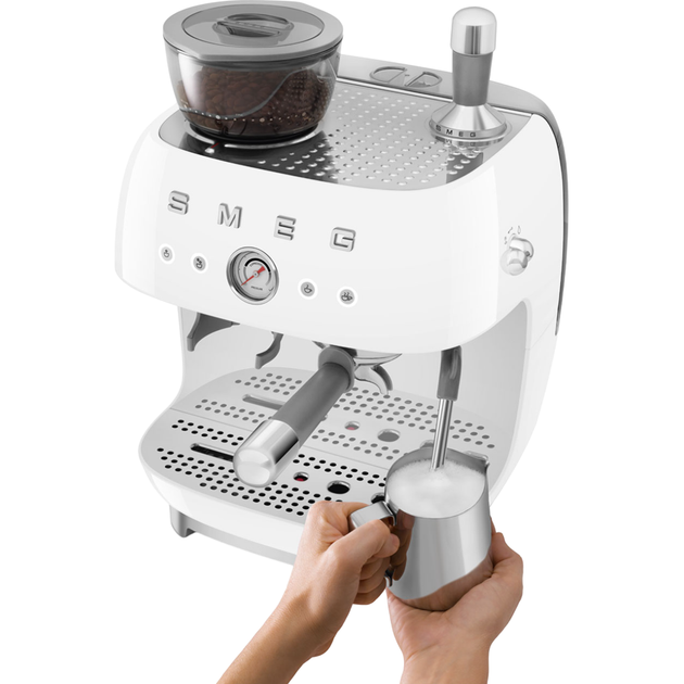 Кофеварка рожковая Smeg EGF03WHEU [116619] - изображение 5