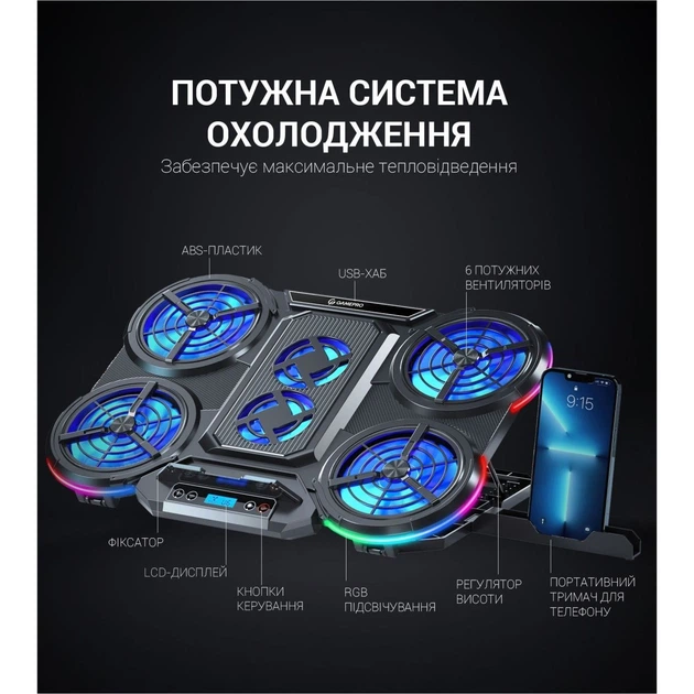 Подставка для ноутбука GamePro CP770 [111012] - изображение 9