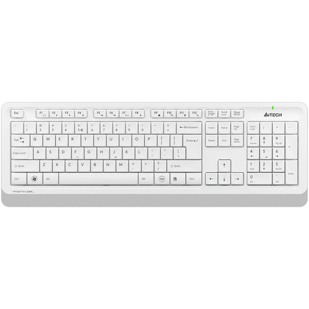 Комплект (клавиатура + мышь) A4Tech Fstyler FG1010 White/Gray [114625] - изображение 5